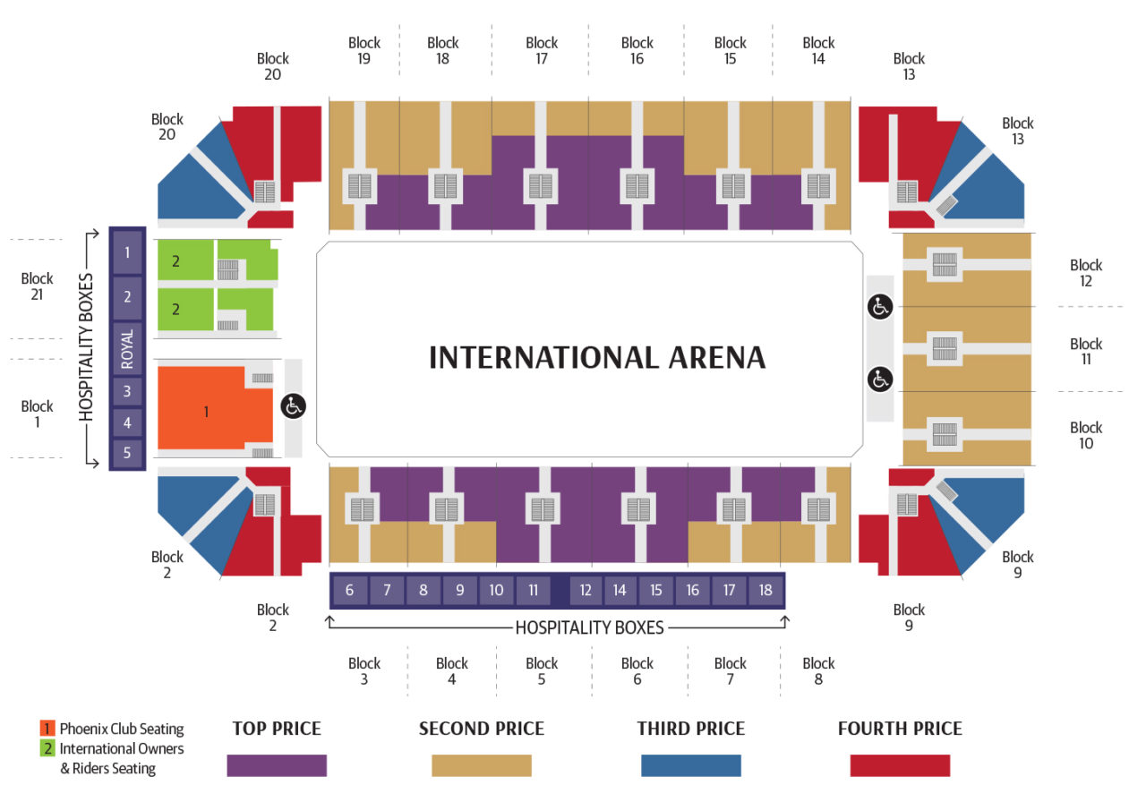 Seating Plan - London International Horse Show